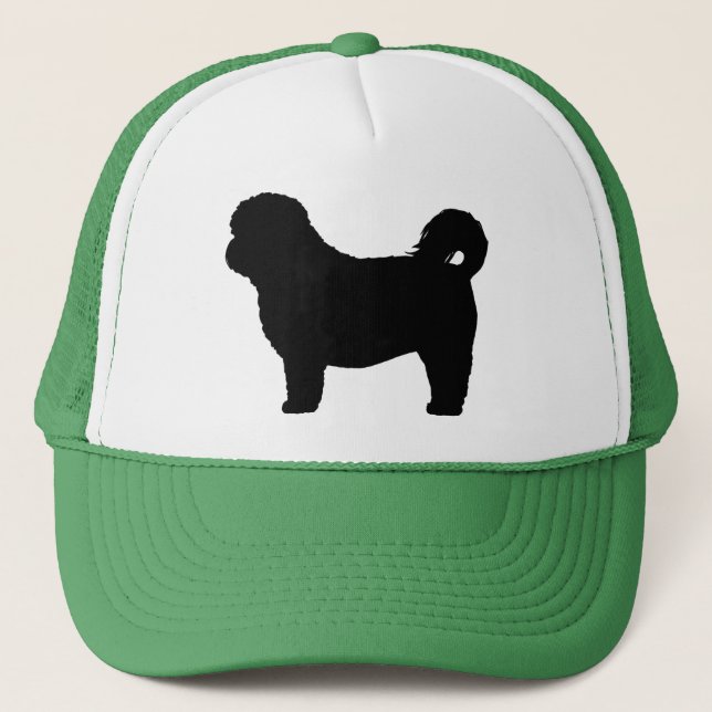 Silhuett av Shih Tzu-hund Keps (Framsida)