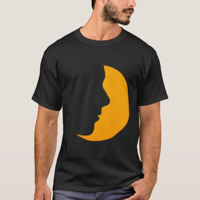 silhuett från kvinnans ansikte t shirt (Framsida)