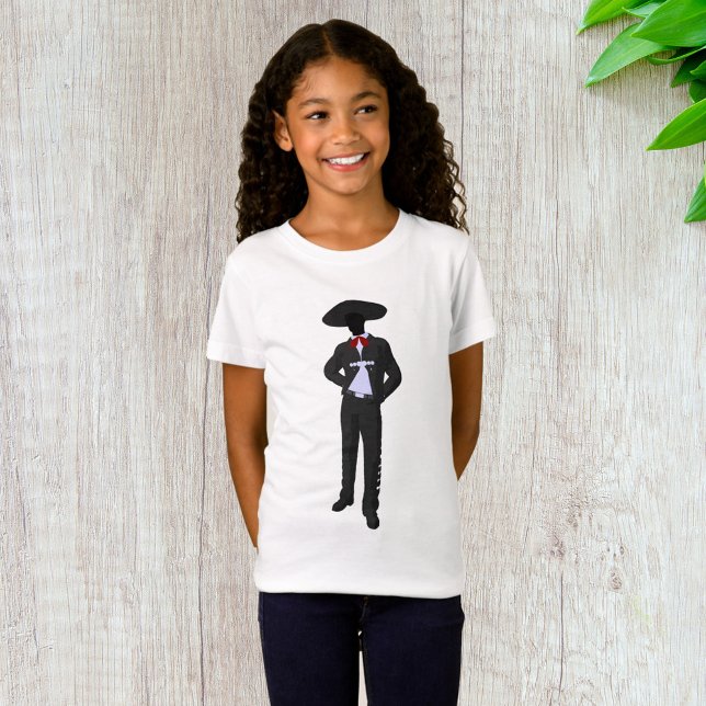 Silhuett Mariachi Flickor T-Shirt (Skapare uppladdad)