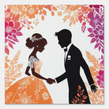 Silhuetter av släde- och rumsilhuetter