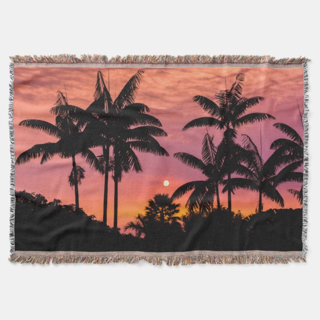 Silhuetterade palmer, Hawaii Filt (Framsidan)