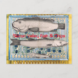 Silicon Valley Fish och Chip Vykort