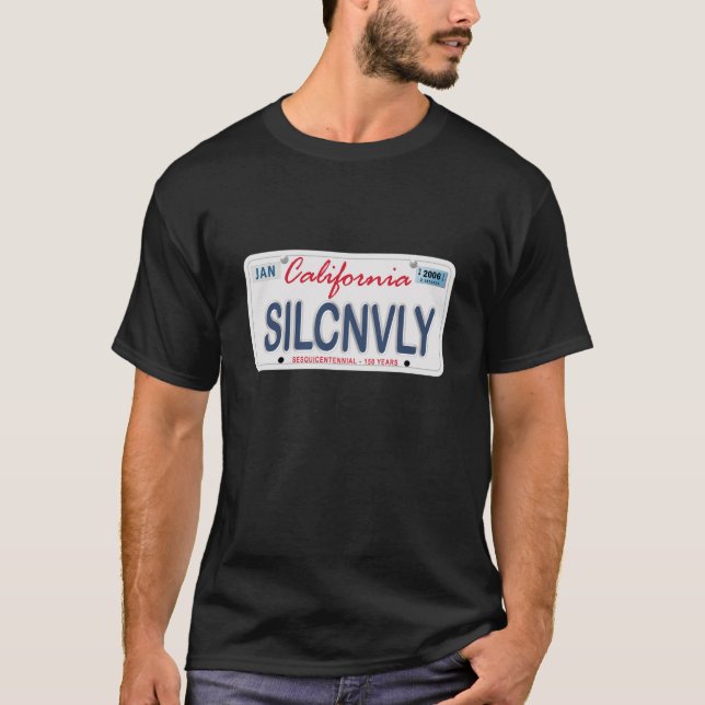 Silicon Valley registreringsskylt Tröja (Framsida)