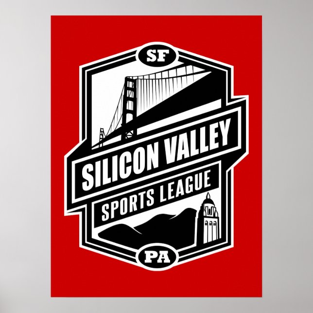 Silicon Valley Sports League Poster (Framsidan)