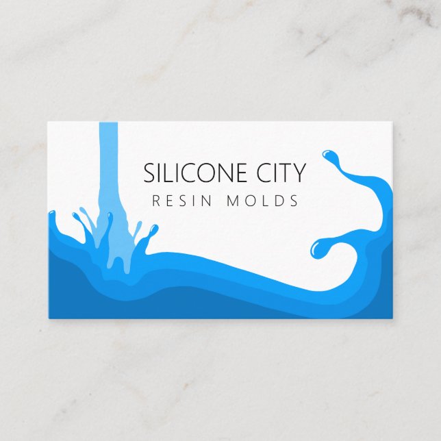 Silicone Thmet Visitkort (Framsida)