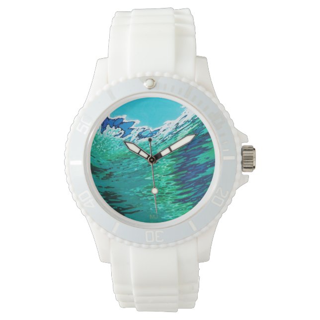 Silicone Vatten Resistant Watch av Margaret Juul Armbandsur (Framsida)