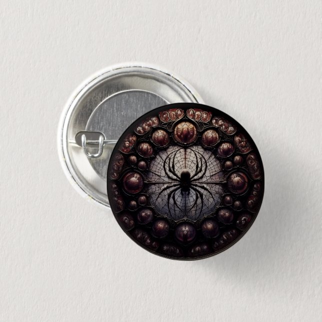 Silk Spinner Button Knapp (Framsida & baksida)