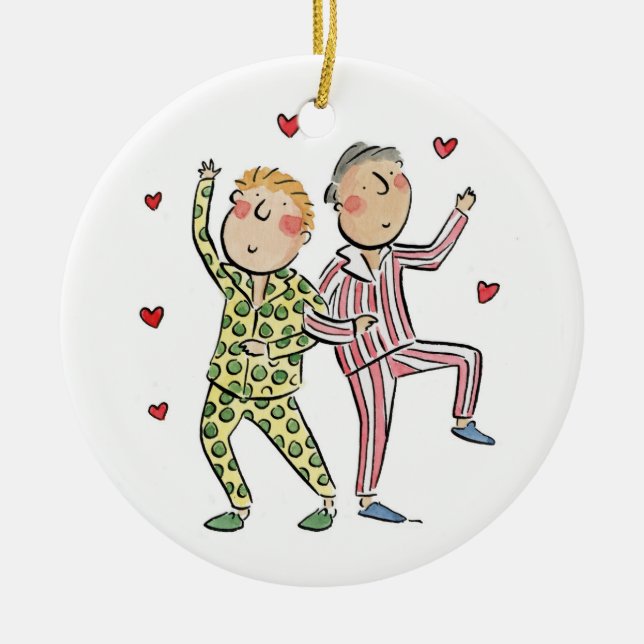 Silke-årsdagen Julgransprydnad Keramik (Framsidan)