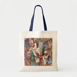 "Silke Bazaar" tote bags Tygkasse