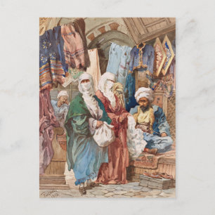 "Silke Bazaar"-vykort Vykort