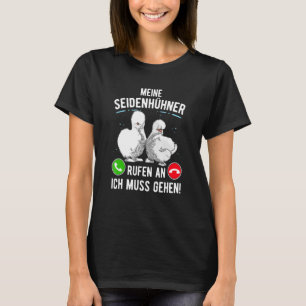 Silke Chicken Silke Chicken som säger Silkie Chick T Shirt