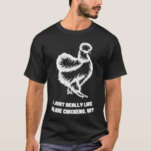Silke Chicken-uppfödarfjäderfä som säckar T Shirt