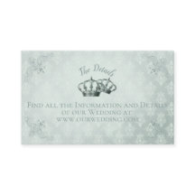 Silke Damask - Bröllop-detaljkort