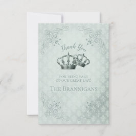 Silke Damask - bröllopsinbjudan - tackkort OSA Kort