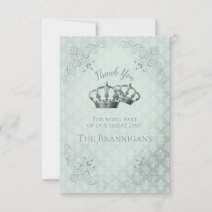 Silke Damask - bröllopsinbjudan - tackkort OSA Kort