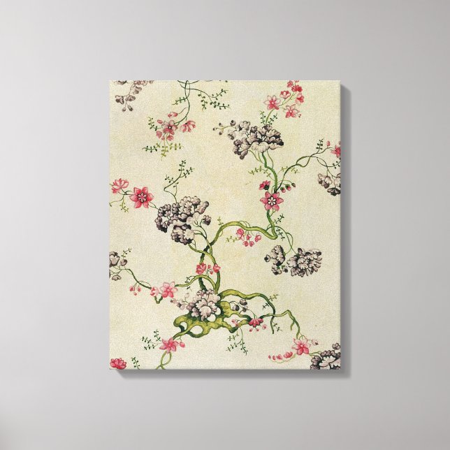 Silke-design av Anna Maria Garthwaite, 1740 Canvastryck (Framsida)