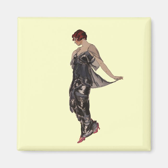 Silke Klänning 1914 Magnet (Framsidan)