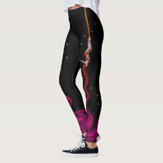 Silke konstnärer Fushia Fade Leggings