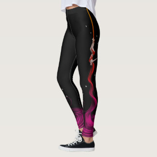 Silke konstnärer Fushia Fade Leggings