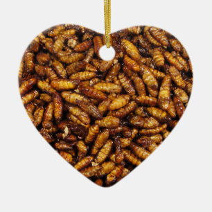 Silke Mask, gift ... Thai Street Food Julgransprydnad Keramik