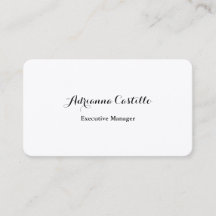 Silke Plain Simple Black White - minimalt handskri