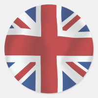 Silke stil Union Jack British Flagga