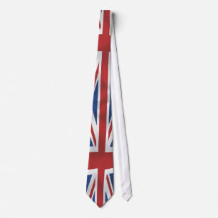 Silke stil Union Jack British Flagga Slips