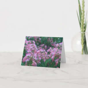 SILKE TRÄD FLOWERS by SHARON SHARPE Kort