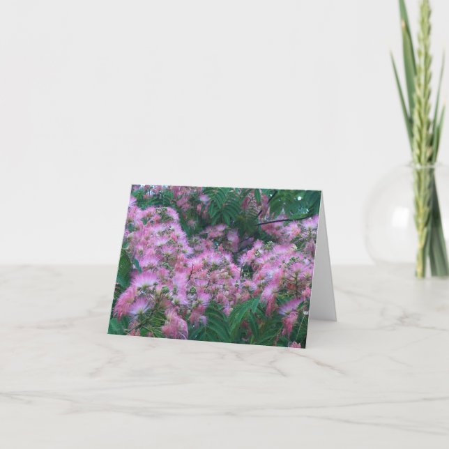 SILKE TRÄD FLOWERS by SHARON SHARPE Kort (Framsida)