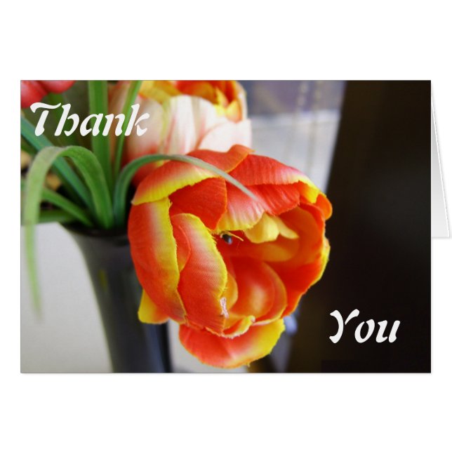 Silke Tulip Hälsningskort (Framsidan Horizontal)