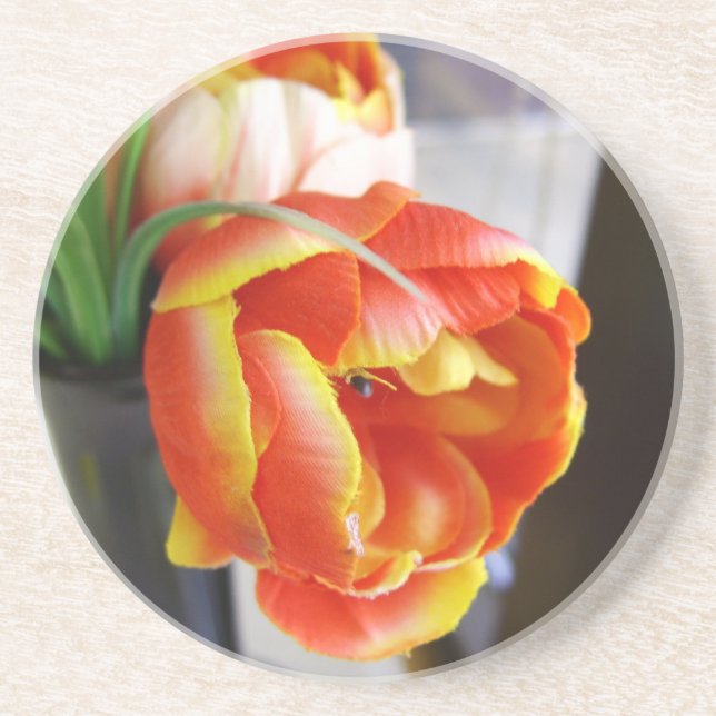 Silke Tulip Underlägg Sandsten (Framsidan)