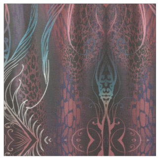 Silke utskrivavet tyg