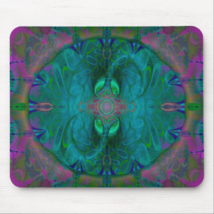 Silken Portaler Psychedelic-Abstrakt Musmatta