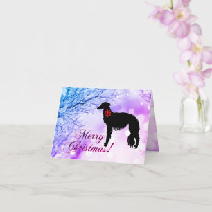 Silken Windhound Julkort Kort