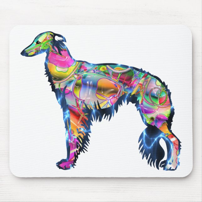 Silken Windhound Mouse Pad Musmatta (Framsidan)