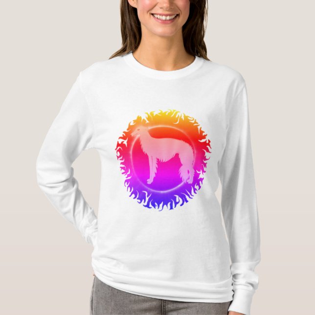 Silken Windhound Neon T Shirt (Framsida)