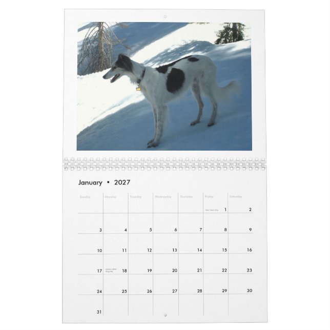 Silken Windhounds 2013 Kalender (Jan 2027)