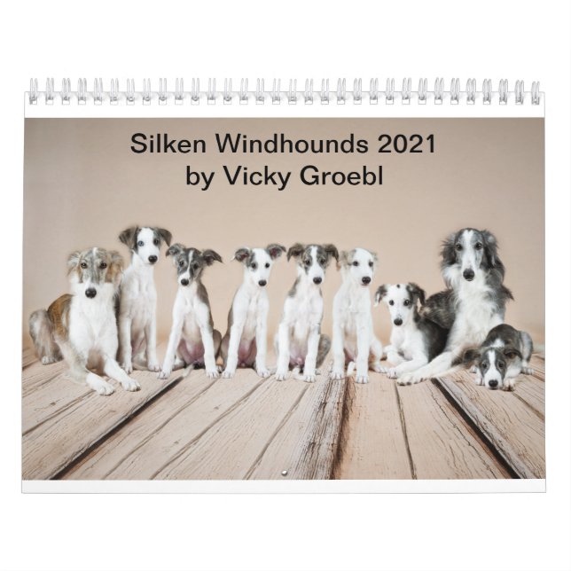 Silken Windhounds 2021 av Vicky Groebl - valpar 2 Kalender (Omslag)