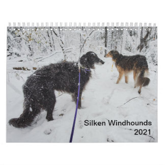Silken Windhounds 2021 Många Vuxna Kalender