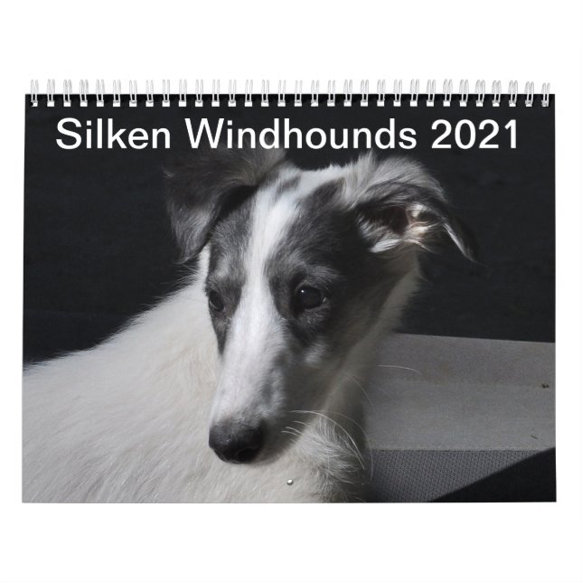 Silken Windhounds 2021 valpar Kalender (Omslag)