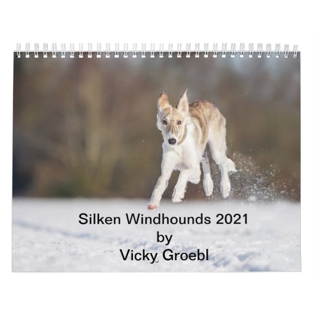 Silken Windhounds av Vicky Groebl Puppies 1-2 Kalender (Omslag)