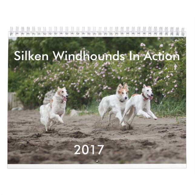 Silken Windhounds i handlingkalender Kalender (Omslag)