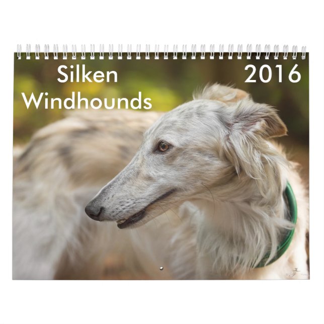 Silken Windhounds kalender för 16 2016 (Omslag)