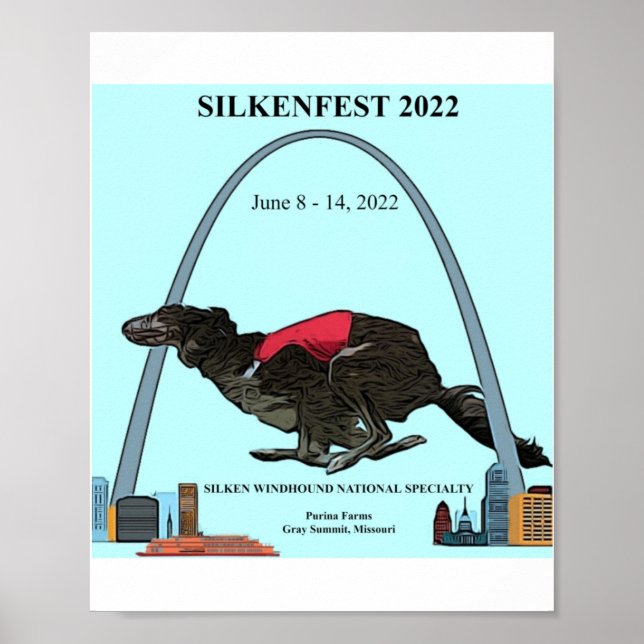 Silkenfest 2022-logotypens poster (Framsidan)
