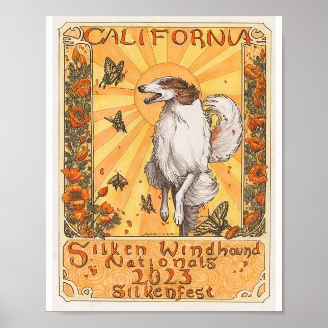 Silkenfest 2023 poster (Framsidan)