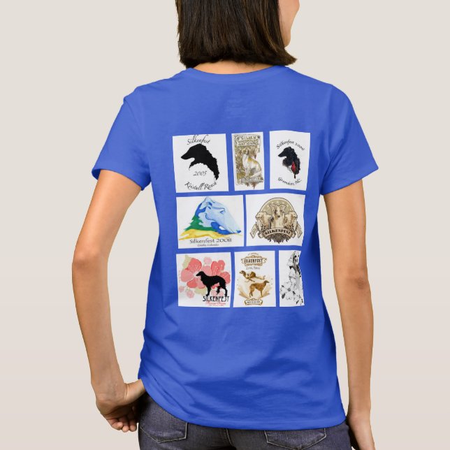 Silkenfest logotyper shirt - slutlig t (Baksida)