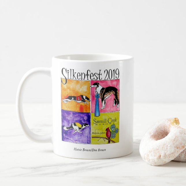 Silkenfest logotypmugg 2019 2 kaffemugg (Med munk)