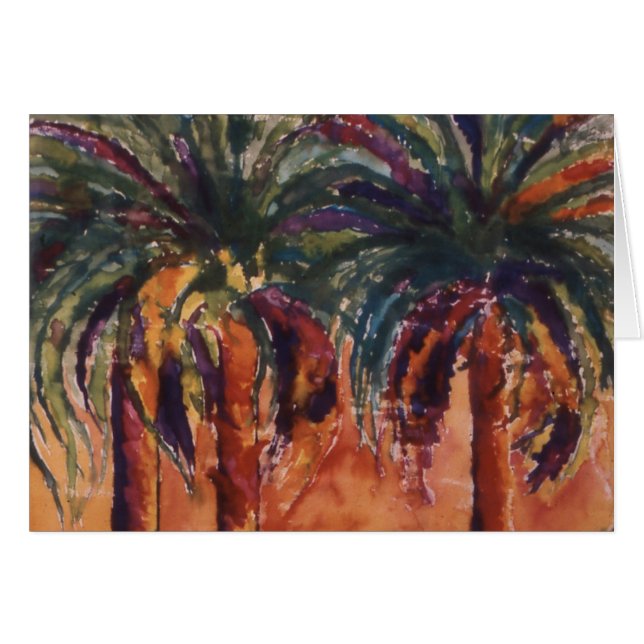 Silkes Palm Kort (Framsidan Horizontal)