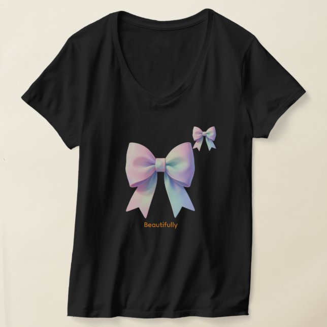 Silkesbåge med pastellglöd t shirt (Laydown)