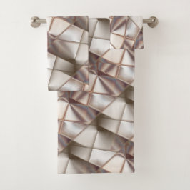 Silkesbeige med former som tittar relief eller dju